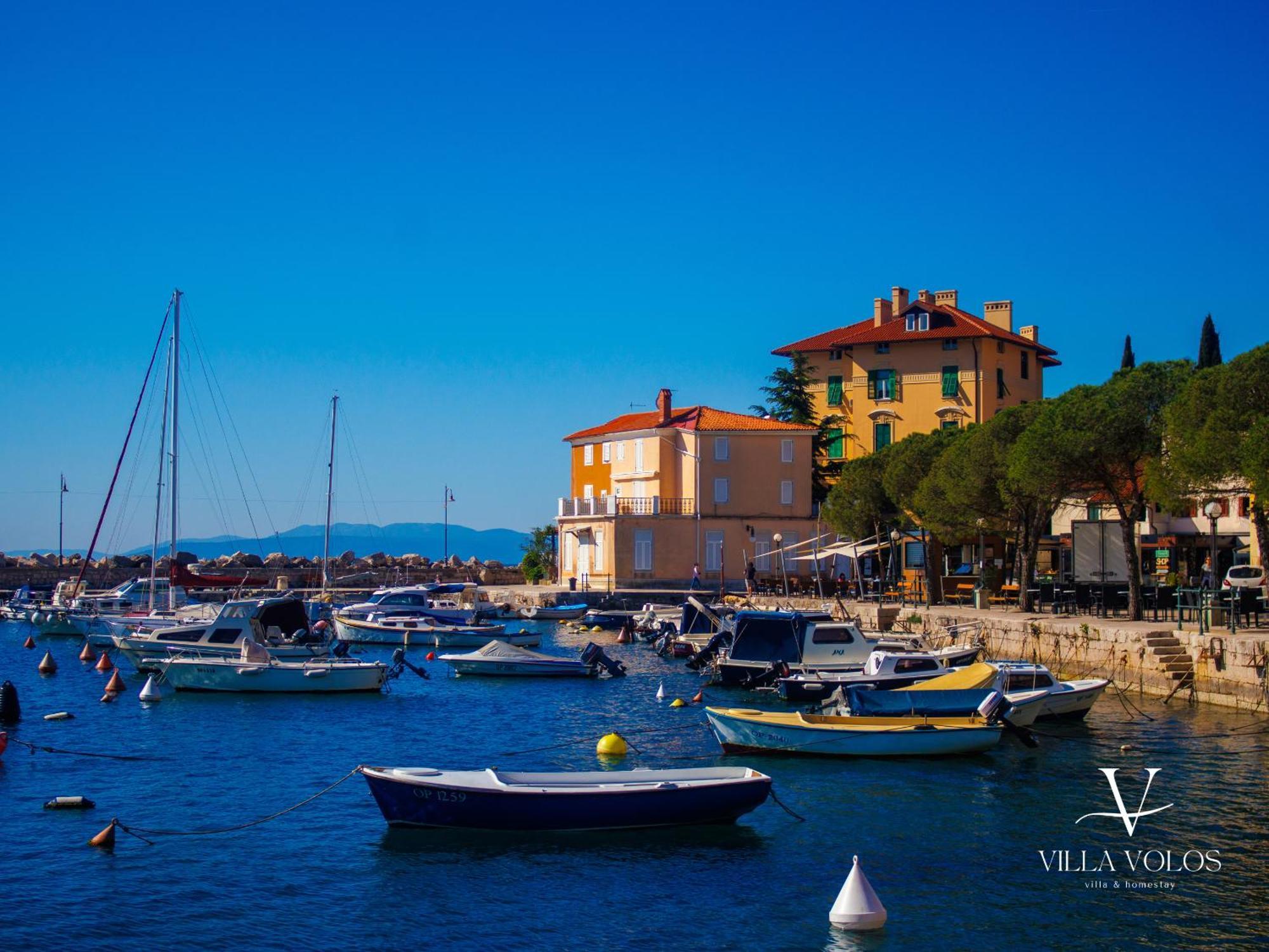 Villa Volos Apartment Karmen With Roof Terrace, Sea View, Free Private Parking Опатія Екстер'єр фото